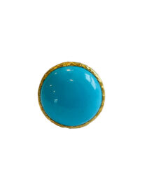 22k Gold Summer Signature Turquoise Cocktail Ring