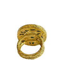 22k Gold Summer Signature Turquoise Cocktail Ring
