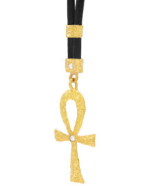 Allegra Ankh Pendant in 22k Gold